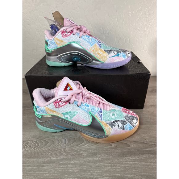 Nike LeBron XXII QS Monopoly-‎ FZ1097- White Pink Blue Green- Men's 10- NIB